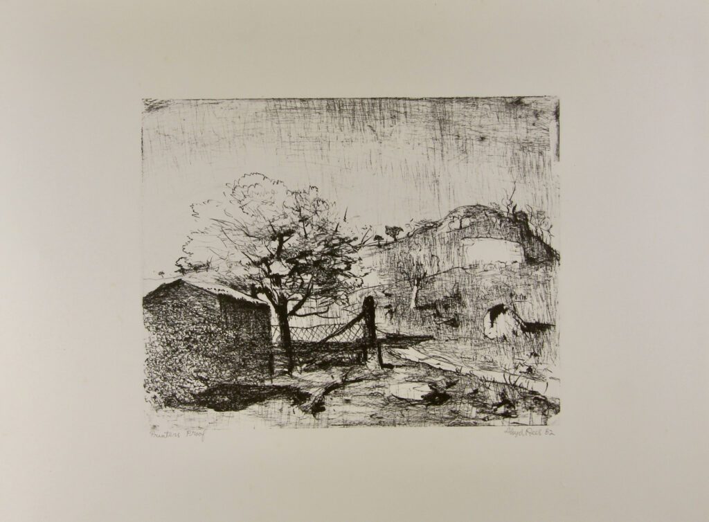 The Water Tank, Karinya, NSW - 50x66cm – Lloyd Rees