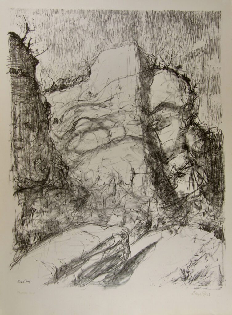 Timeless Cliff II - 76x57cm – Lloyd Rees