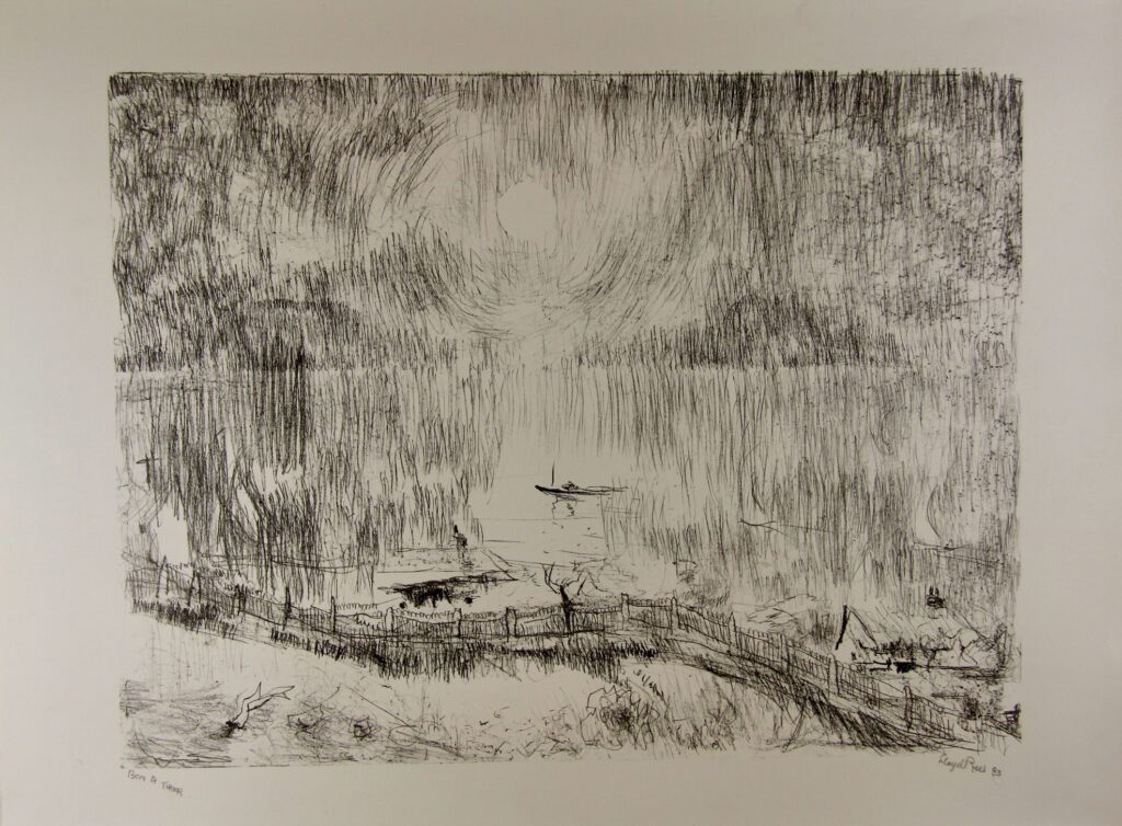 Untitled 84 (The Derwent, Hobart) - 57x76cm – Lloyd Rees