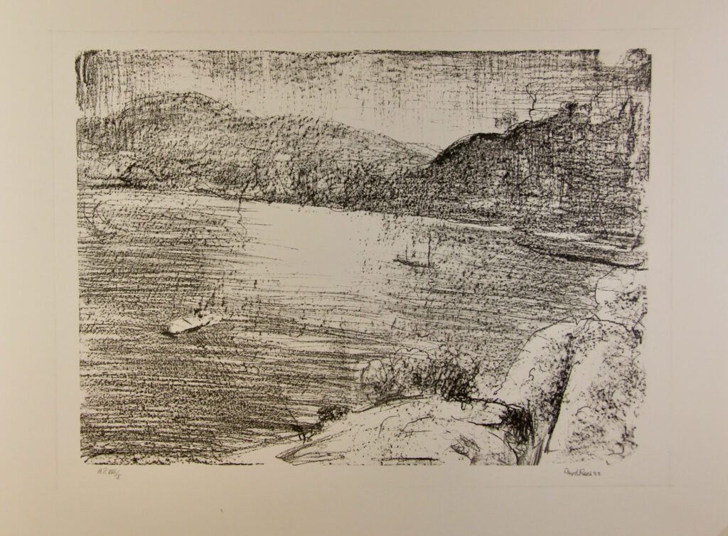Untitled 86 (The Derwent, Hobart) No Edition - 1983 57x76cm – Lloyd Rees