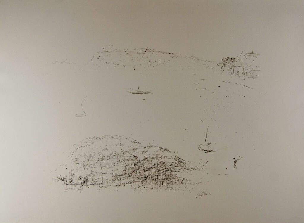 Untitled Very Faint Landscape (not in book) – Lloyd Rees