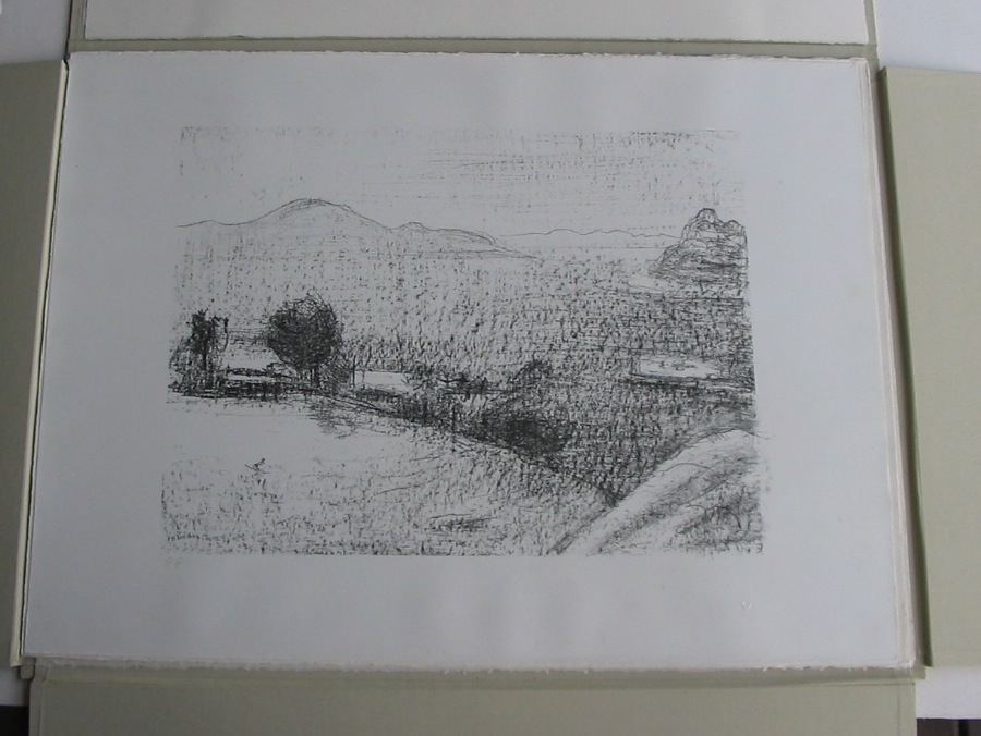 Mid Afternoon - a Day on the Derwent 7. Bl & Wht. Sandy Bay Set