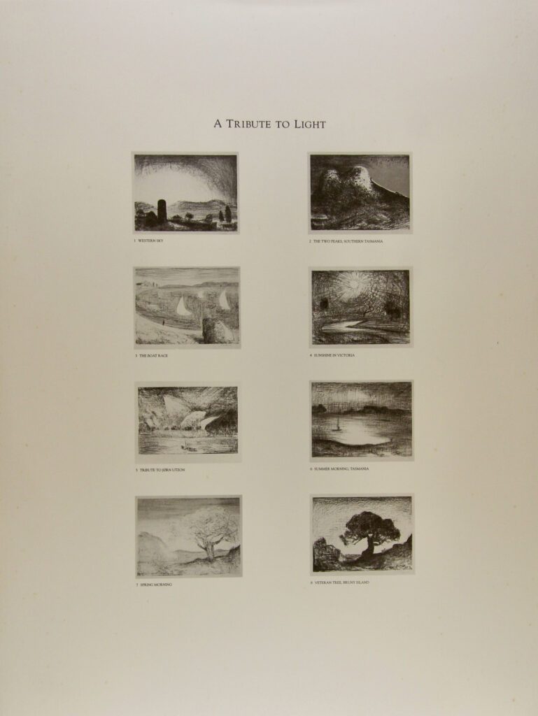 Tribute to Light Intro/Thumbnails – 1988 40x53cm – Lloyd Rees