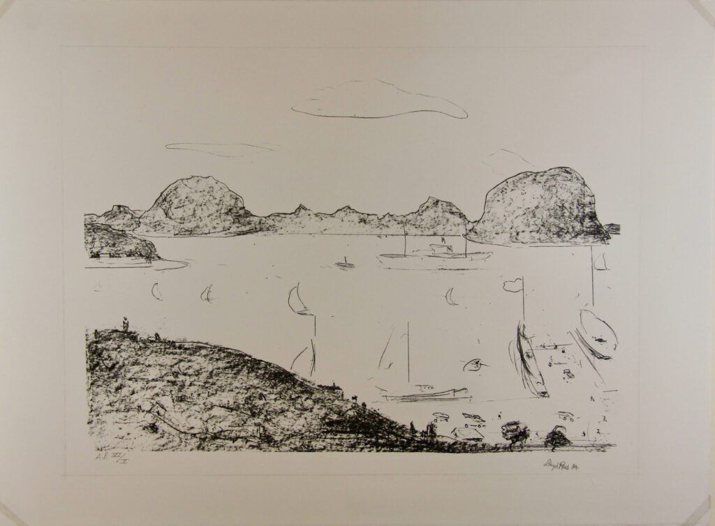 Untitled 93 (The Derwent, Hobart) - 1984 – Lloyd Rees