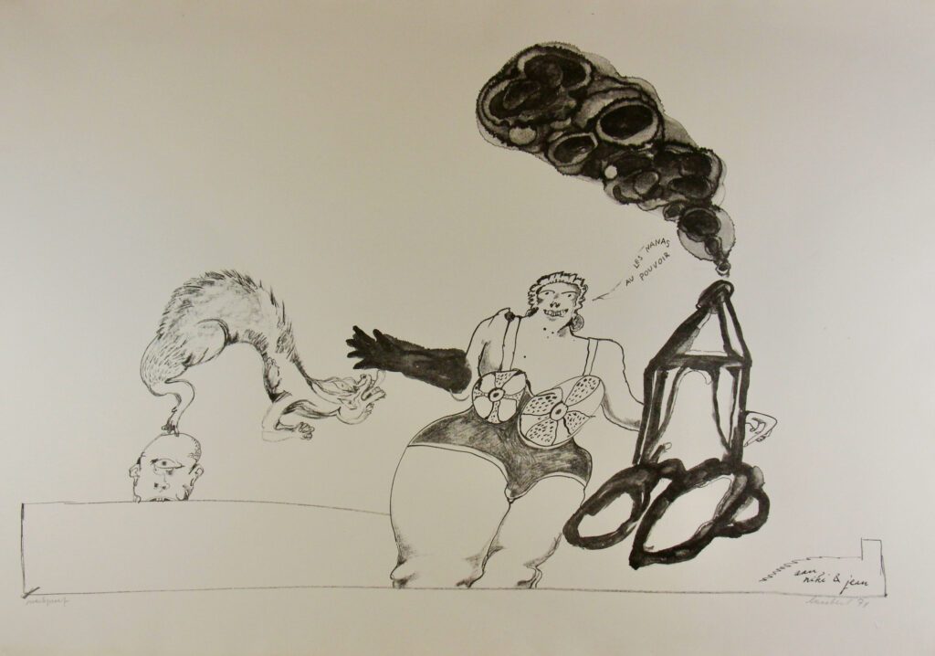 Aan Nicki and Jean - Black and White – Lucebert
