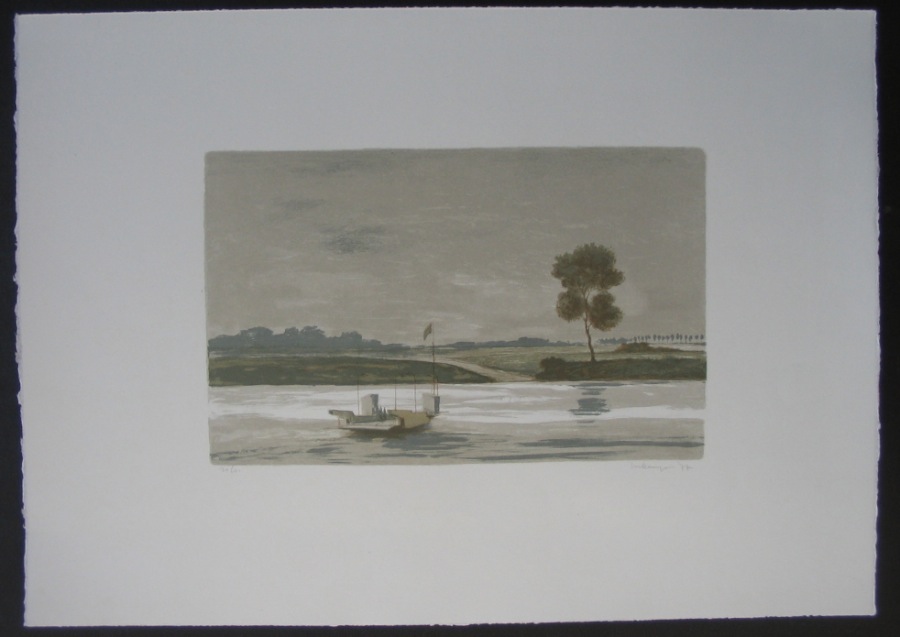 Ferry. 40x57cm