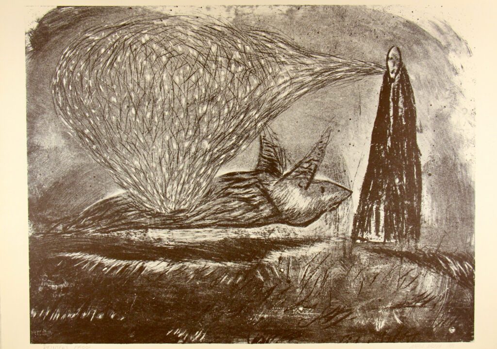 Breaking into the Light - 1993 64x91cm – Mario Dalpra