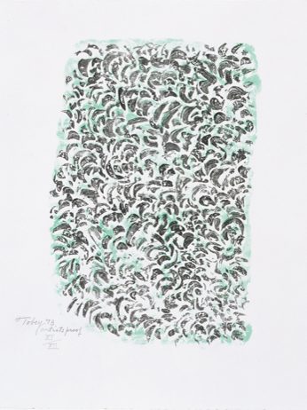 Abstract Green and Black 1973 – Mark Tobey