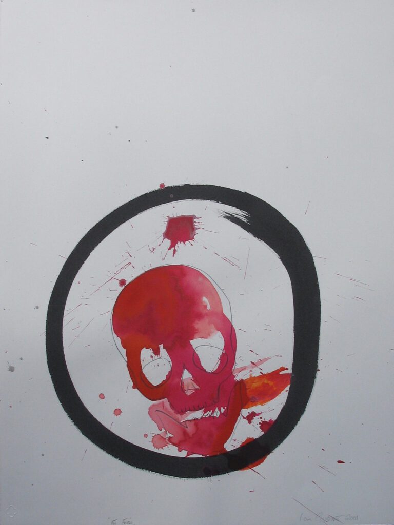 Red Skull – Max Gimblett