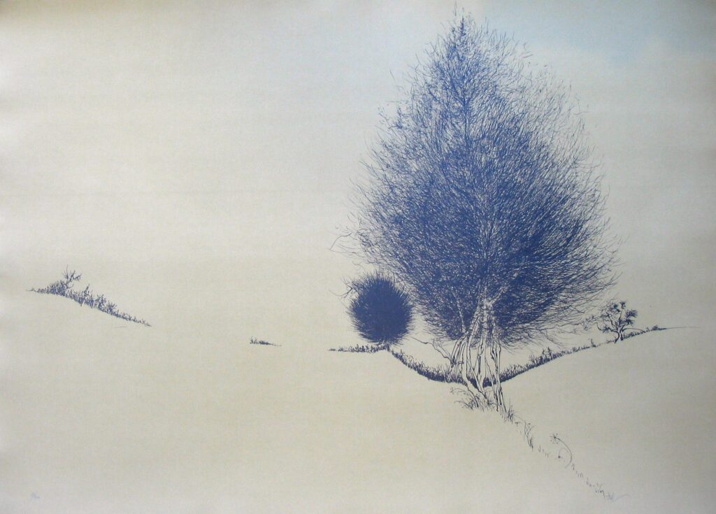 Tree (On Brown Paper) - 59x76cm – Peter Takal