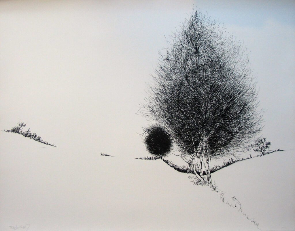 Tree Black and White - 56x76cm – Peter Takal