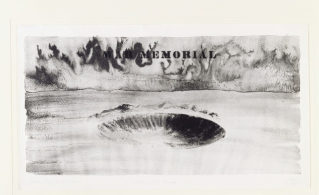 War Memorial (Set of 5). Crater with Smoke