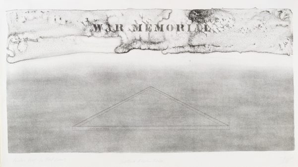 Five War Memorials (Scattered Atomic Waste) - 70x110cm – Robert Morris