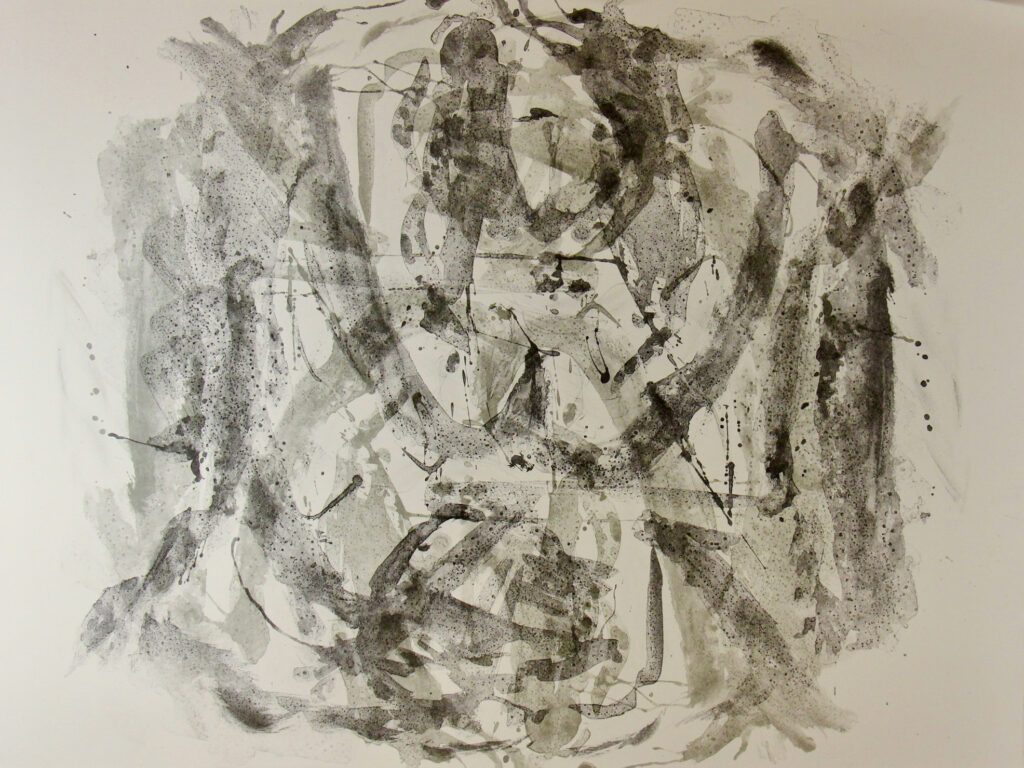 Untitled 10 black – Roger Kemp