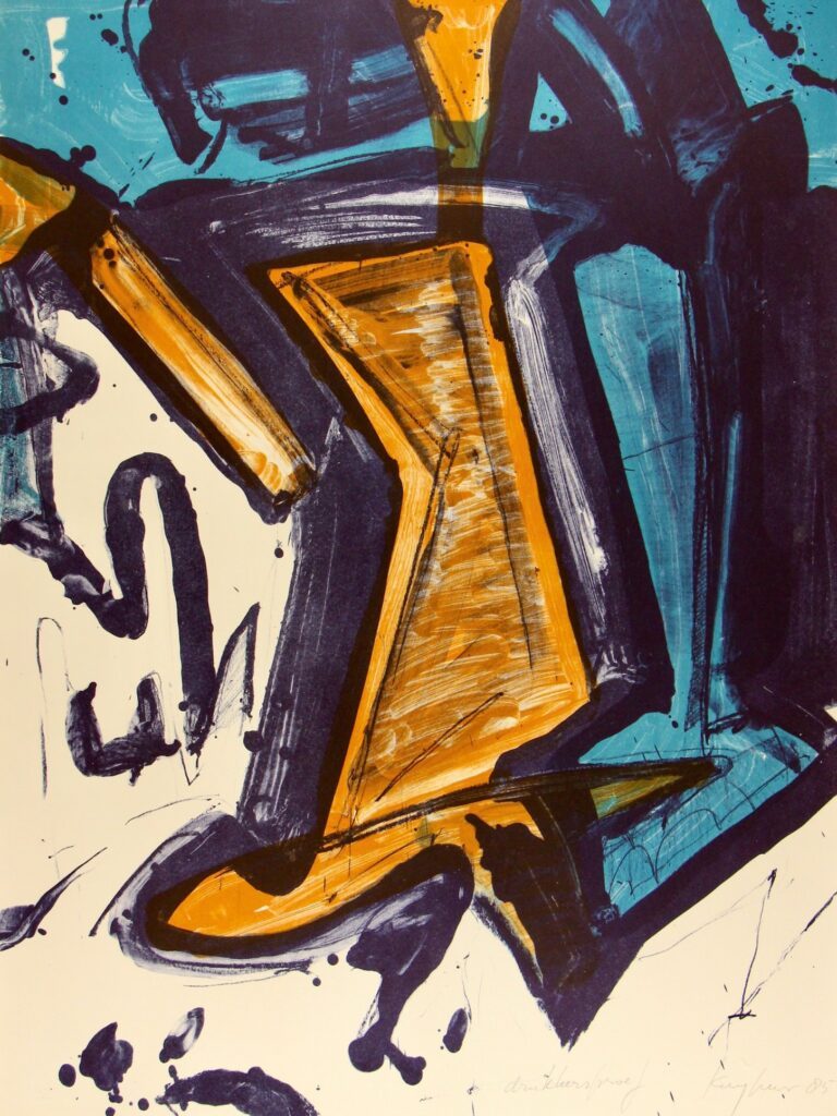 4th of set of 7 in colour plates IV 1985 – Theo Kijpers