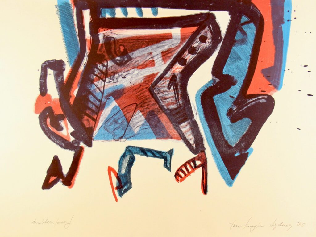5th of Set of 7 in colour plates V 1985 – Theo Kijpers