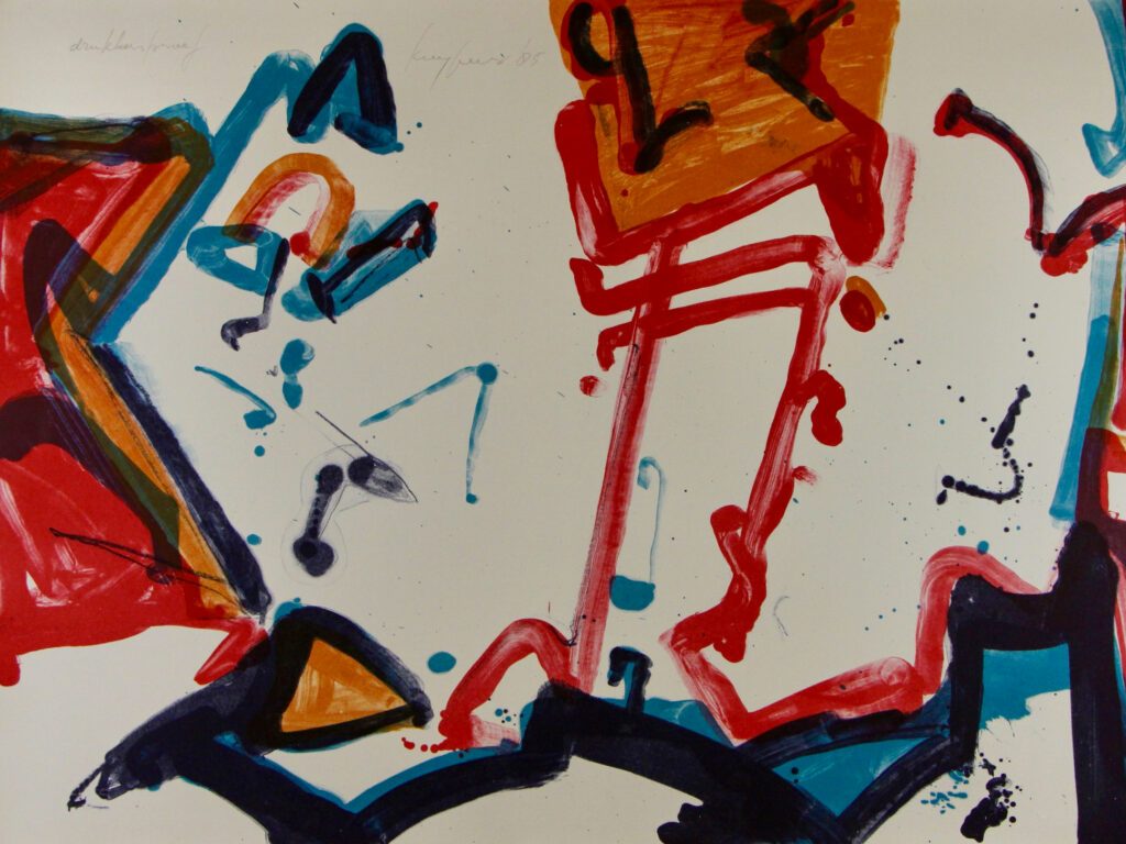 6th of set of 7 in colour plates VI 1985 – Theo Kijpers