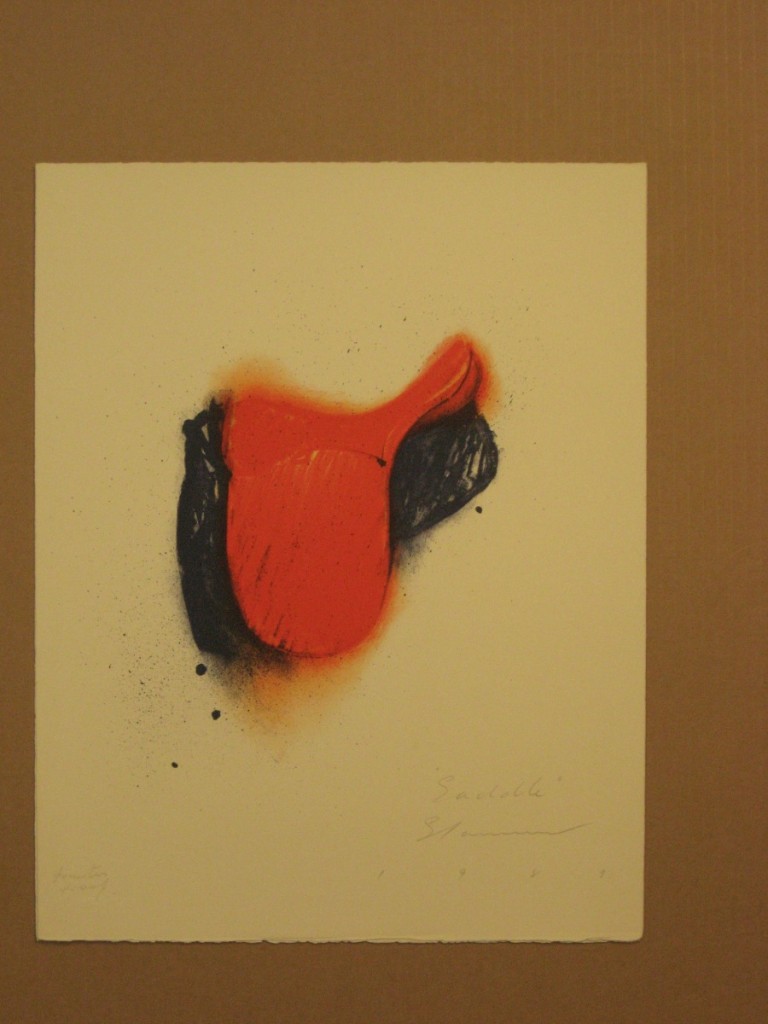 Saddle_ red and black