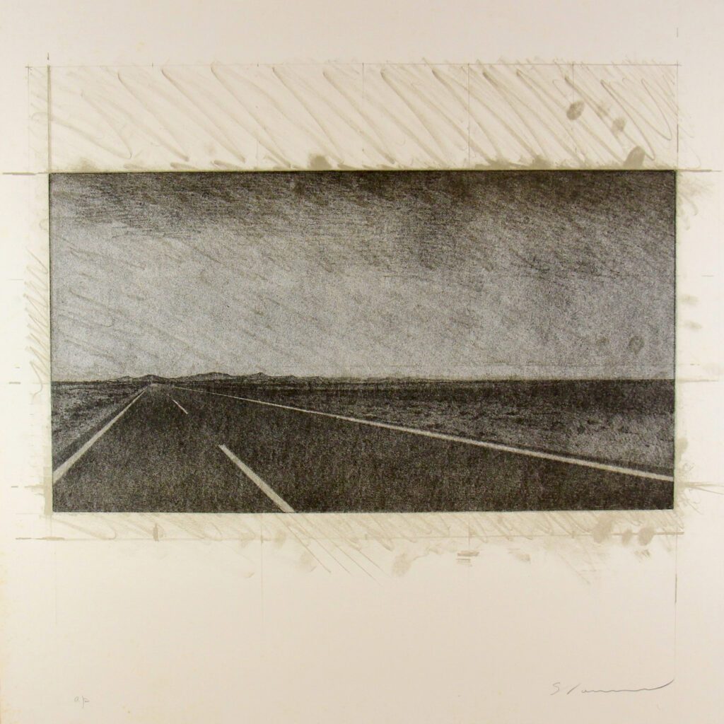 Country Road - 1982 77x71cm – Tim Storrier