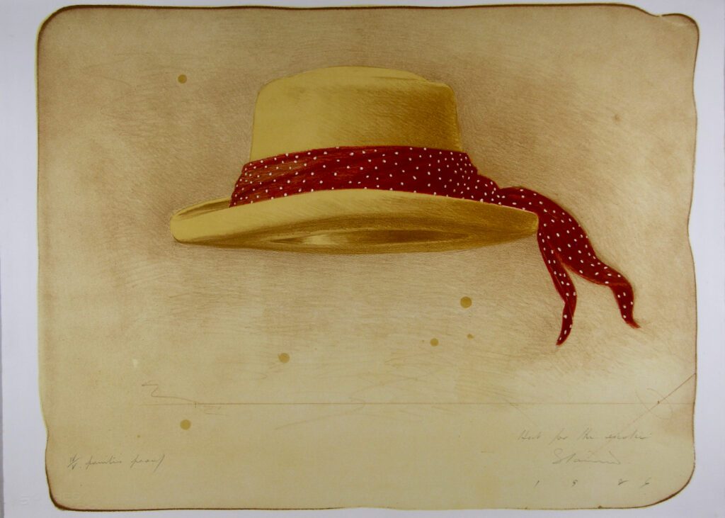 Hat for the Exotic - 1986 57x77cm – Tim Storrier