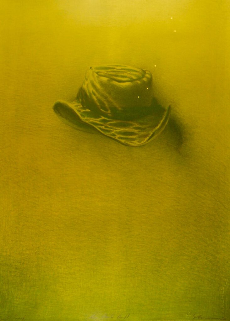 Poets Drift - 1998 76x57cm – Tim Storrier