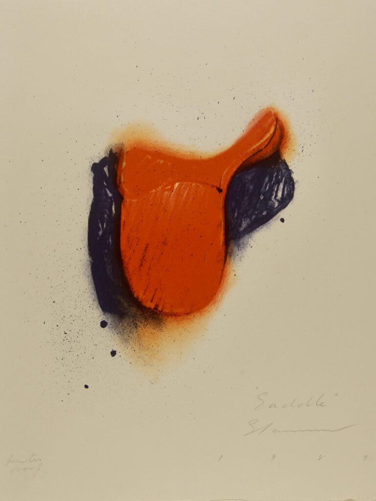 Saddle - 1989 49x38cm – Tim Storrier