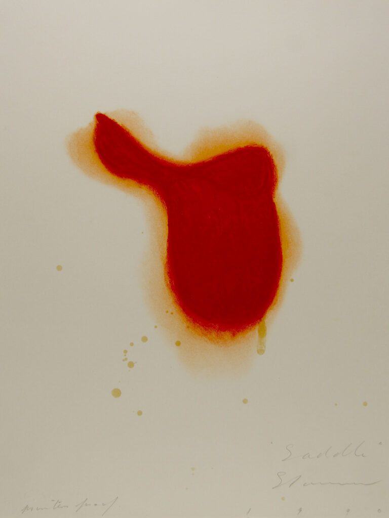 With Splashes - 1990 49x38cm – Tim Storrier